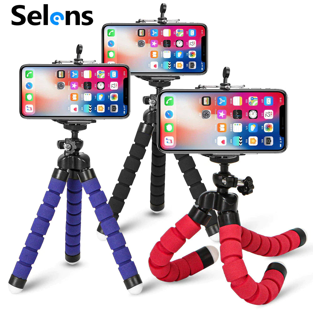 Tripod for Phone Flexible Sponge Octopus Mini Tripod for Iphone Mini Camera Tripod Phone Holder Clip Stand Tripod for Phone Flexible Sponge Octopus Mini Tripod for Iphone Mini Camera Tripod Phone Holder Clip Stand